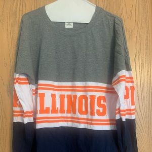 PINK Illinois Ling Sleeve Tshirt